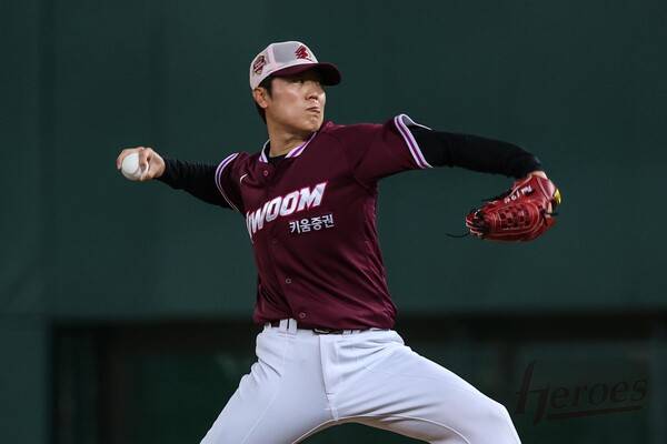 박진형의 피칭(사진=키움)