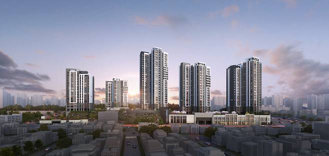 해링턴 플레이스 오룡역 투시도.(사진제공=진흥기업)