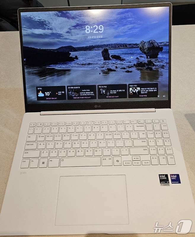 2026년형 LG그램 16 프로.ⓒ 뉴스1/김진희 기자.