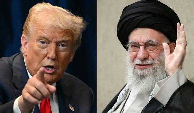 트럼프 미국 대통령(왼쪽)-알리 하메네이 이란 최고지도자 / 사진=AFP 연합