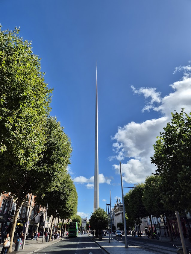 더블린의 랜드마크인 120미터 높이의 스파이어. ©김슬기