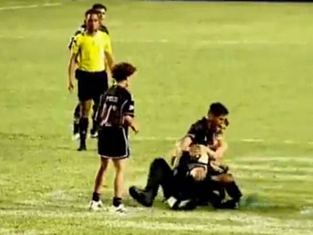 인터 마이애미와 인디펜디엔테의 경기 중계 화면