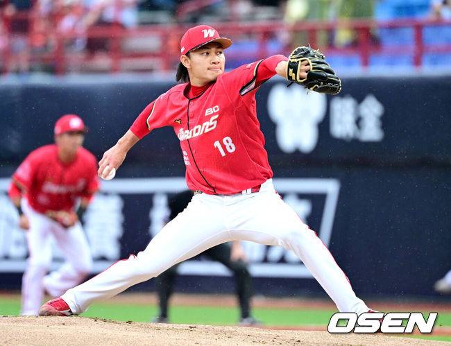 [OSEN=최규한 기자] CPBL 웨이취안 드래곤즈 시절 쉬뤄시/ dreamer@osen.co.kr