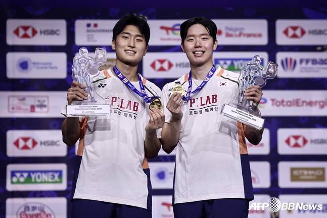 김원호(왼쪽)와 서승재. /AFPBBNews=뉴스1