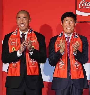 차범근(오른쪽)과 차두리 부자. 연합뉴스