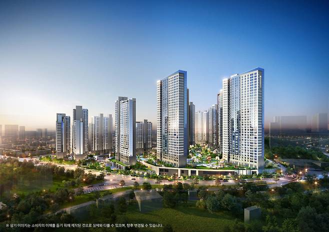 구리역 하이니티 리버파크 조감도.(DL이앤씨 제공)