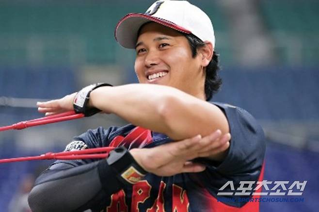 오타니는 이번  대회에 타자로만 출전한다. 사진출처=사무라이재팬 SNS