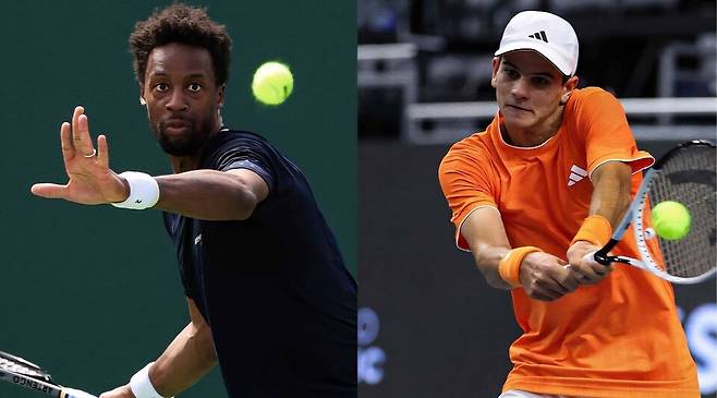 3월4일 개막하는 '인디언 웰스 ATP 마스터스 1000' 본선 와일드카드를 받은 가엘 몽피스와 라파엘 호다르. 사진 ATP 투어