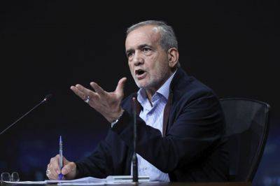 페제키시안 이란 대통령. AP연합뉴스.