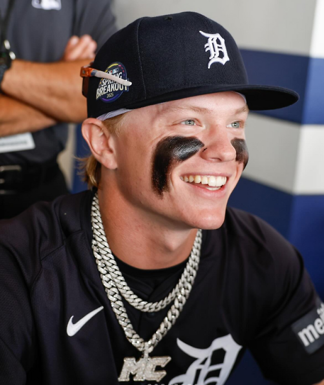 디트로이트 타이거즈 유망주 맷 클락. [사진 미국 마이너리그 SNS 갈무리]