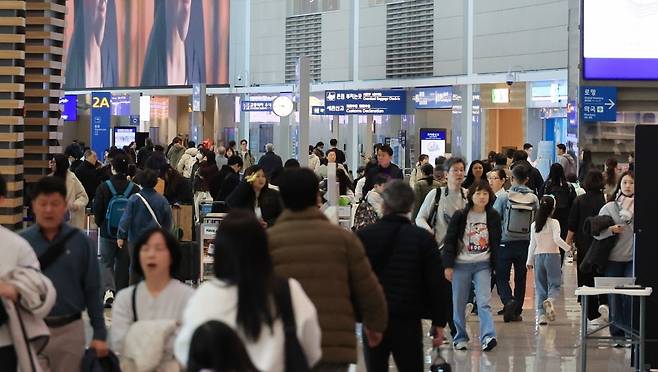 인천국제공항 출국장. 사진=연합뉴스