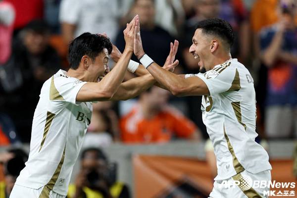 손흥민은 이날 도움 한 개를 기록했다. 사진(美 휴스턴)=ⓒAFPBBNews = News1