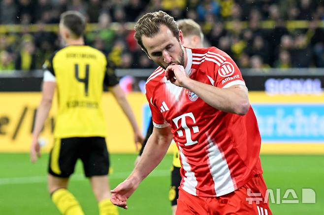 [도르트문트=AP/뉴시스] 독일 프로축구 분데스리가 바이에른 뮌헨의 해리 케인. 2026.02.28.