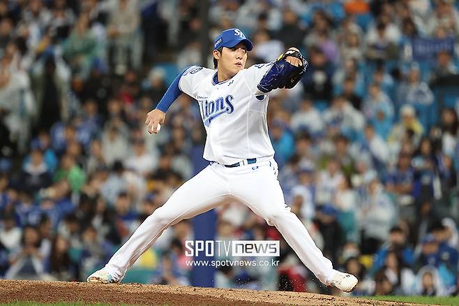 ▲ 야수 최대어였던 노시환의 계약이 마무리됨에 따라 투수 최대어인 원태인의 계약에도 관심이 모인다 ⓒ곽혜미 기자