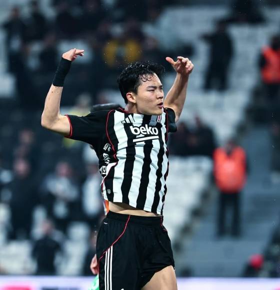 베식타시 공격수 오현규. /사진=베식타시 공식 SNS 갈무리