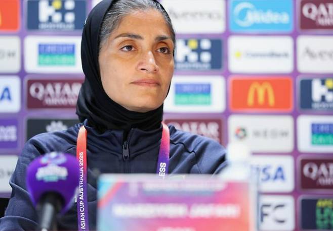 마르지예 자파리 이란 감독. /사진=아시아축구연맹(AFC) 공식 홈페이지