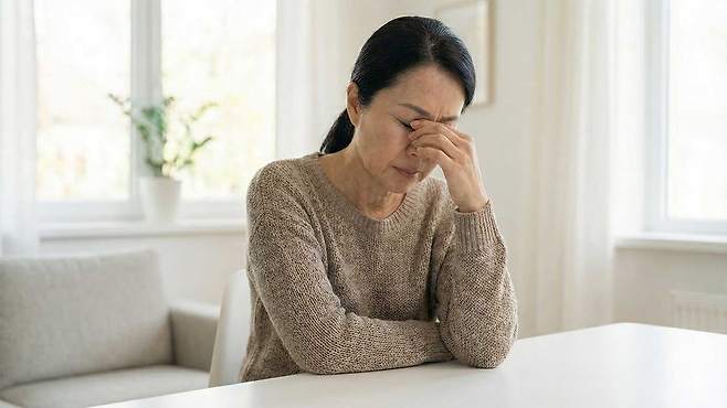 이유 없는 체중 변화와 피로감 증상이 있다면, 갑상선 질환을 의심해야 한다｜출처: Gemini 생성