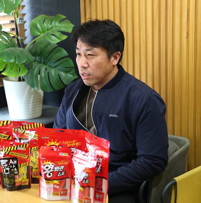 배세웅 팔도 마케팅부문 마케팅1팀 책임이 26일 서울 잠원동 소재 팔도 사옥에서 인터뷰에 응하고 있는 모습.(팔도 제공)