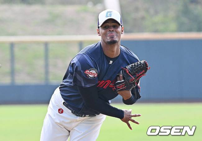롯데 자이언츠 엘빈 로드리게스. /OSEN DB