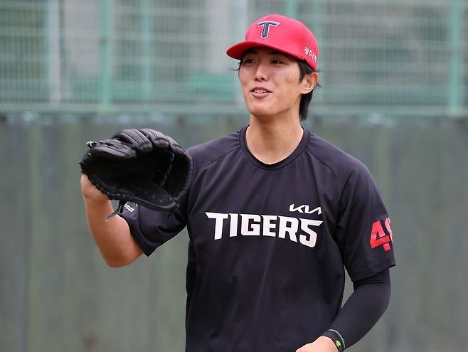 ▲ 향후 시범경기까지 이어지는 과정이 큰 관심을 모을 전망인 이의리 ⓒKIA타이거즈