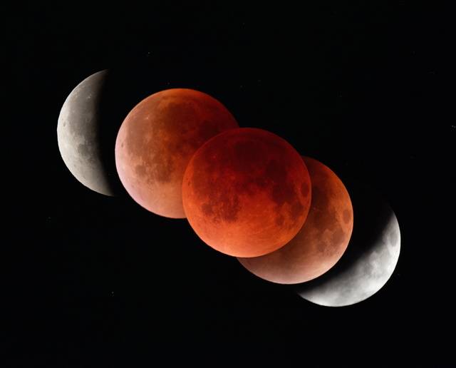 가장 최근인 2025년 9월 8일에 뜬 개기월식. 한국천문연구원(전영범 책임 연구원 촬영) 제공