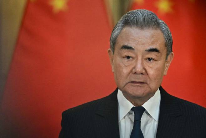 왕이 중국 외교부장. (사진=AFP)