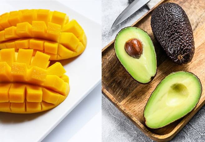 매일 망고와 아보카도를 함께 섭취하면 전당뇨 성인의 혈관 건강을 개선할 수 있다는 연구 결과가 나왔다. 사진=게티이미지뱅크 편집