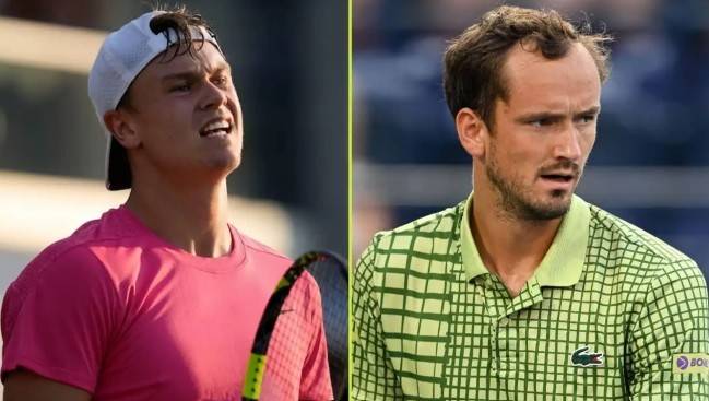 인디언웰스 대회에 결장하는 루네와 출전이 불확실한 메드베데프. Gettyimages