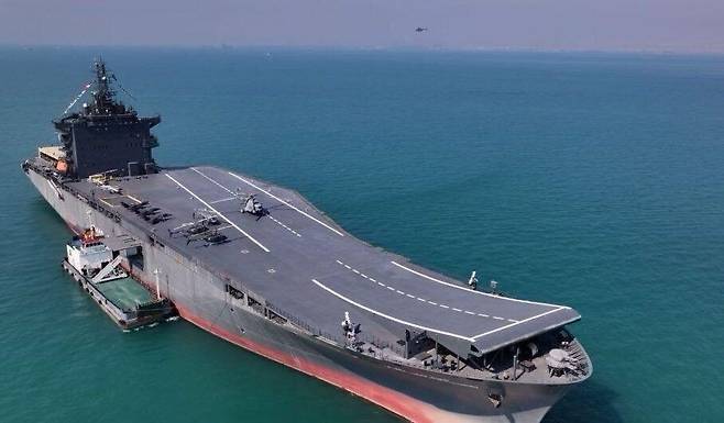 이란군이 운영하던 샤히드 바게리호(Shahid Bagheri, C110-4). 엑스(X·옛 트위터) 캡처