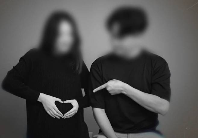 ㄱ씨 부부의 사진. 에스비에스(SBS) ‘그것이 알고싶다’ 방송 화면 갈무리