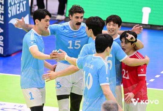 대한항공 선수들 / 사진=한국배구연맹 제공