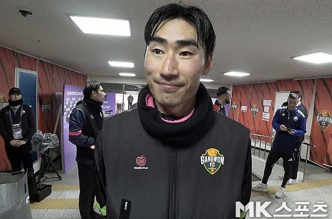 강원 FC 서민우. 사진=이근승 기자