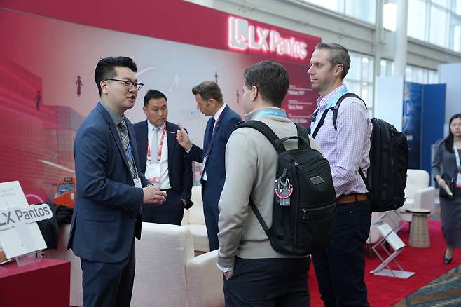 ‘TPM 2026’ 콘퍼런스에 참석한 LX판토스 홍보 부스 모습 [LX판토스 제공]