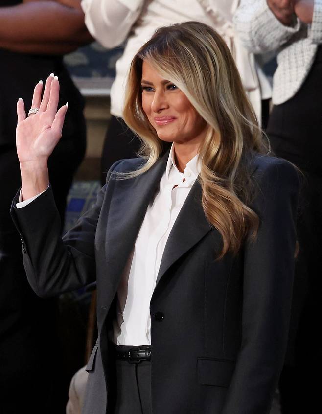 미국 영부인인 멜라니아 트럼프.[로이터]