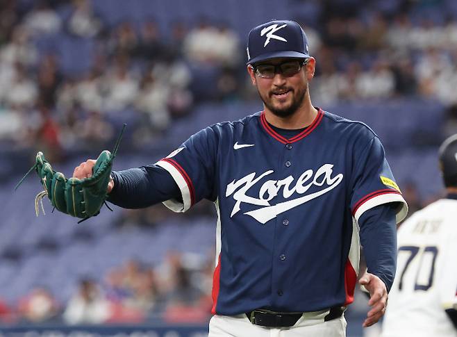 3이닝 무실점 기록한 데인 더닝. 연합뉴스