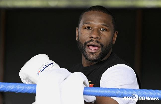 메이웨더. /AFPBBNews=뉴스1