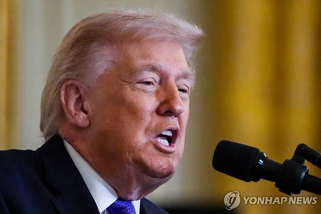 트럼프 대통령 [로이터 연합뉴스]