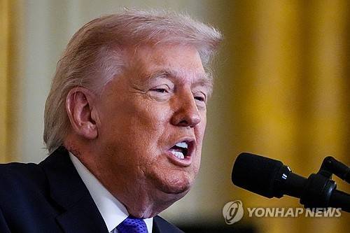 트럼프 대통령 [로이터 연합뉴스 자료사진 재판매 및 DB 금지]