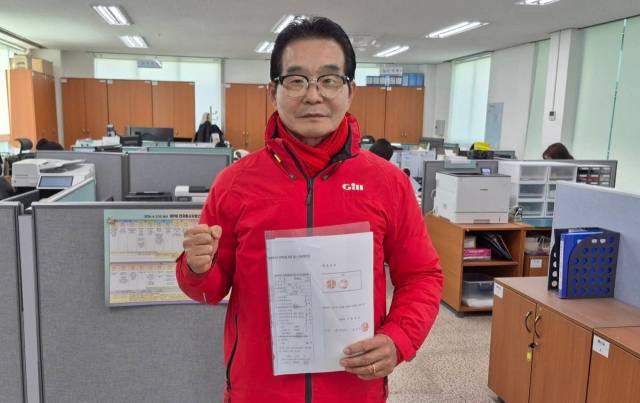 제9회 전국동시지방선거 통영시장 예비후보로 등록한 강근식 전 경남도의원. 본인 제공