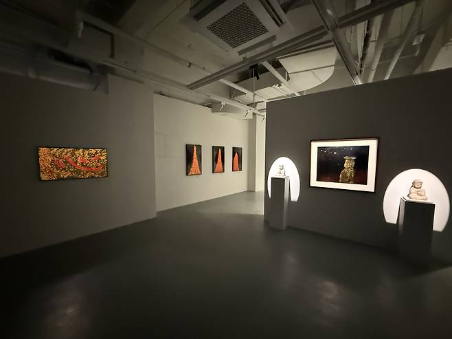 전시장 (좌측 마음 심)