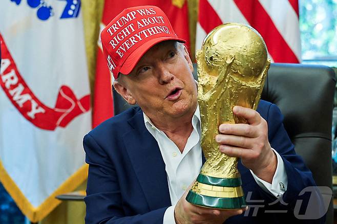 도널드 트럼프 미국 대통령. 2025.08.22. ⓒ 로이터=뉴스1