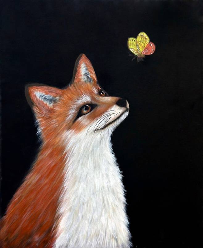 김은영 作 ‘숨결’ (2023, 캔버스에 아크릴릭, 24x30㎝. 고운(GOUN) 제공)