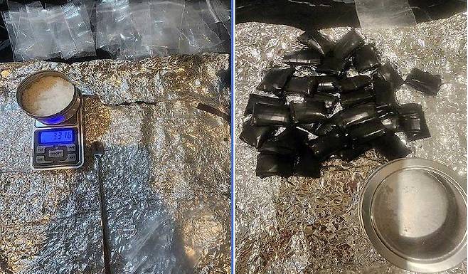 유통을 위해 소분 포장한 마약류. 사진 마약범죄 정부합동수사본부