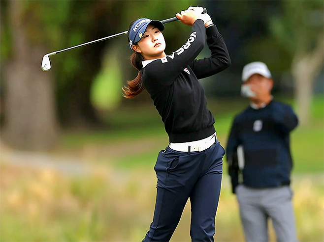 오수민 3라운드. 사진=제8회 아시아태평양골프연맹 여자아마추어선수권대회 조직위원회 제공