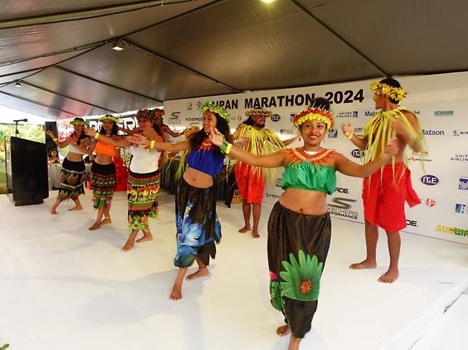 축제가 된 사이판마라톤