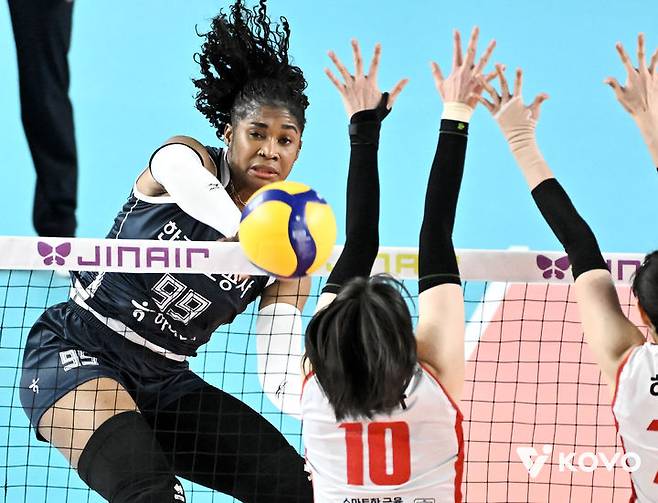 [서울=뉴시스]여자배구 도로공사 모마. (사진=KOVO 제공)