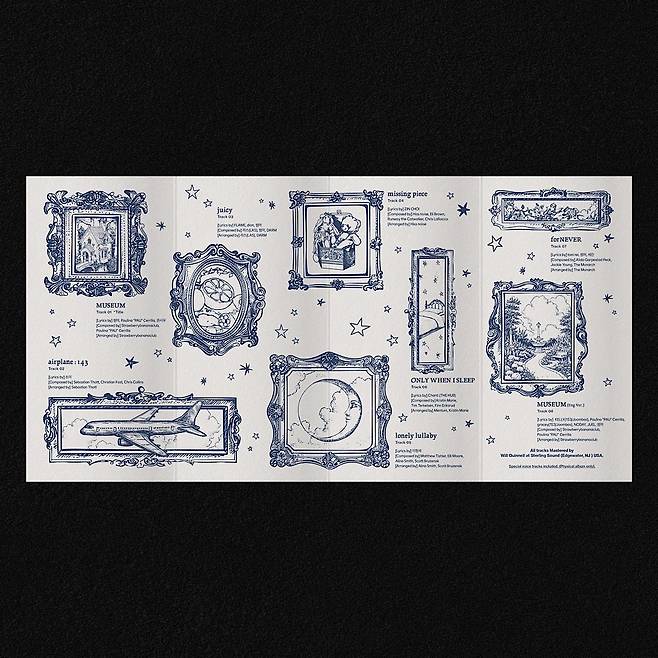 사진제공 | 올마이애닉도츠 소속사 ama가 오윅스의 트랙리스트가 그려진 데뷔 앨범포스터를 공개했다.