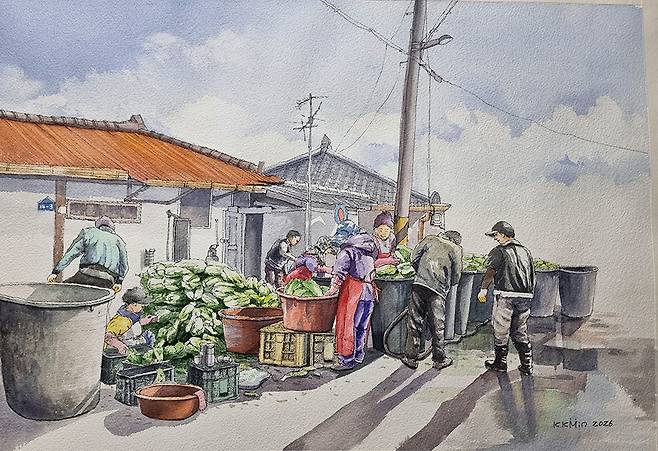 김경민作 ‘김장하는 날’