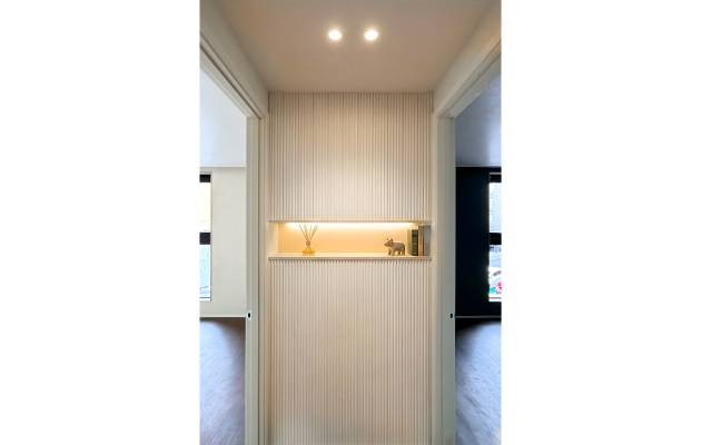 창원 주택 ‘까사예마’ 2층 복도.