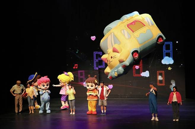 기자가 더핑크퐁컴퍼니의 ‘베베핀 뮤지컬: 두근두근 새친구’를 보러 지난달 28일 수원 SK아트리움을 방문했다.(사진제공=더핑크퐁컴퍼니)